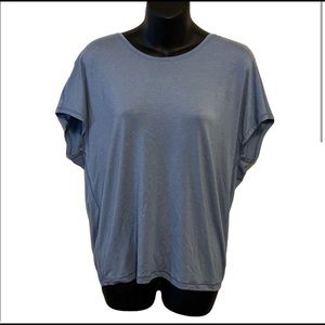 Blue lululemon workout tshirt